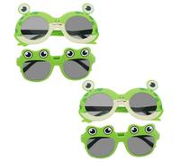 Didiseaon 4 Gafas de Rana Divertidas para Fiestas y Cumpleaños, Accesorios Ligeros de Abs Diseño Único y Estilo Retro para Adultos y Mujeres en Halloween