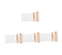 Didiseaon 4 Juegos Barra aromática de aceite esencial de rinoplastia difusor de aroma difusores vapor boca essence stick nasal madera palo de inhalación de olor palo nasal algodón