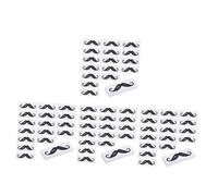 Didiseaon 4 Juegos Pegatinas Calcomanías Protectores De Bigote Con Cera Eliminación Equipo Gel Herramienta Tool Removedor De Barba Suministros Para Depilar La Nariz Páginas Black 50 Uds * 4