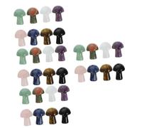 Didiseaon 4 Juegos Seta De Cristal Piedras De Preocupación En Forma De Hongo Cristales De Hongos Todavía Hongo Encantos De Setas Decoración De Setas Tienda De Setas Floreros 8 Uds * 4