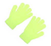 Didiseaon 4 Pares de Guantes Fluorescentes de Invierno para Hombre y Mujer, de Fibra Acrílica, Ligeros y Transpirables, Ideales para Actividades al Aire Libre y Ciclismo