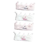 Didiseaon 4 Piezas Aro Elástico Para El Pelo Cosmético Lindo Sudor Diadema Mujer Pañuelos En La Cabeza Para Mujer Linda Bolsa De Cosméticos Banda De Pelo De Maquillaje Corona Perder Amar