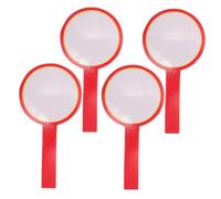 Didiseaon 4 Piezas Borrables de Doble Cara para Jueces de Tableros Portátiles de Puntuación y Votación Paddle Erasable para Actividades Aula y
