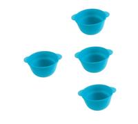 Didiseaon 4 Piezas crisol de cera calentador de cera calentador barras de para el cabello bote de limpiador equipo fusor derretir calentador de olla de gel de sílice