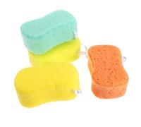 Didiseaon 4 Piezas Esponja De Baño Exfoliante Natural Paquete De Esponjas De Lufa Para Ducha y Spa Vegetal Para Hombres y Mujeres Para Peeling Corporal