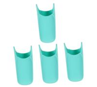 Didiseaon 4 Piezas Funda aislante térmica para plancha de pelo. Cubierta de silicona para rizadores funda para rizador de pelo protección para rizadores de cabello gel de sílice