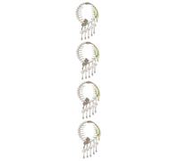 Didiseaon 4 Piezas horquilla orquídea pinzas para cabello grueso joyas para el cabello para mujeres horquillas de diamantes de imitación pinzas de cabello las flores bollo chica