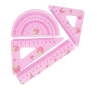 Didiseaon 4 Piezas Mini Rulers de Plástico Casa de Muñecas Accesorios de Medición Escala Miniatura Herramienta de Aprendizaje Escuela Colores Duraderos