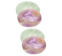 Didiseaon 4 Piezas piedra de descompresión herramientas de masaje manual piedra de preocupación por la presión Decoración de paisaje Decoración distintiva piedras de masaje naturales jade