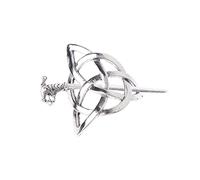 Didiseaon 4 Piezas pinzas para el cabello para niñas chal metálico pirate accessories vikingo pasadores de pelo horquilla de mujer palo de pelo de las mujeres manual bollo Irlanda Perder