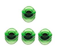 Didiseaon 4 Piezas Ruedas de Patineta Modificadas Forma de para Ruedas de PU Transparentes Verdes para Street Brushing y Danceboarding Accesorios Versátiles para Patineta