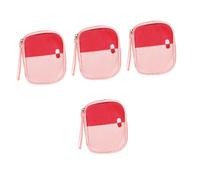 Didiseaon 4 Uds Bolsa De Medicina Portátil Bolsa De Maquillaje Kawaii Pastillero Pequeñas Bolsas De Medicina Para Viaje Bolsa De Medicina Kit Bolsa De Viaje Pastillero Bolsa De Medicina