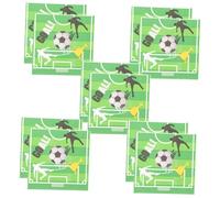 Didiseaon 40 Piezas Servilletas De Fútbol Servilletas De Papel Estampadas Para Cumpleaños y Fiestas De Fiesta Para Almuerzo Cena y Obsequio De Fútbol
