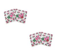 Didiseaon 40 Servilletas De Almuerzo Servilletas De Cena De Papel Para Cumpleaños Con Estampado Floral Papel Desechable Decoración Vintage De