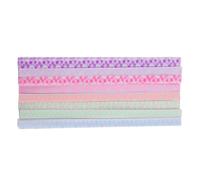 Didiseaon 480 Piezas de Papel Plegable Forma de Estrella que Brilla Oscuridad para Manualidades DIY Patrón Brillante y Resistente, Adecuado para Escuelas y Entretenimiento Color Aleatorio
