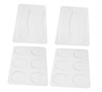 Didiseaon 4hojas Pads De Batería Silenciosos Amortiguadores De Silicona Transparente Pads De Control De Para Reducir El Ruido De Platillos y Caja Accesorios De Silenciador Para