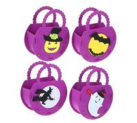 Didiseaon 4piezas Bolsas De Dulces De Halloween Asa Para Dormitorios Sintético Diseño De Dibujos Animados Para Fiestas De Cumpleaños y Decoración De Halloween