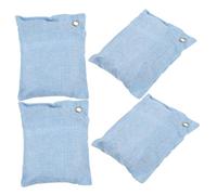 Didiseaon 4piezas Bolsas Purificadoras De Aire Bambú Portátiles Bambú Para Desodorizar Zapatos Armarios Domésticos Filtro De Activado Absorbentes De Olores Para Interiores