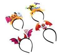 Didiseaon 4piezas Diadema Fluorescente De Halloween Diadema Forma De Globo Fantasma Accesorios Creativos Cabello Para Decoración De Disfraces De Halloween Aro Cabello De Incluidas