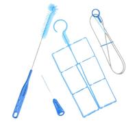 Didiseaon 4piezas Kit de Limpieza para Agua Unidades Cepillo Profesional para Hidratación y Reservorio con Pelo de Cepillo Azul para Senderismo y Camping