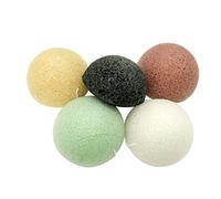 Didiseaon 5 Esponjas Limpiadoras Faciales Para y Sensible y Células Muertas 100% Natural