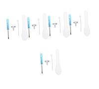 Didiseaon 5 Juegos Accesorios para el llenado de Cenizas Collares Embudo Gargantilla un Collar Equipo para Hacer perfumes Paquete Joyero Destornillador Colgante Suite Acero Inoxidable