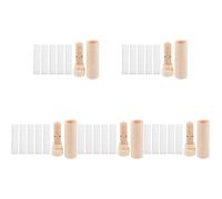 Didiseaon 5 Juegos Barra aromática de aceite esencial de rinoplastia essence stick nasal madera natural respiradero mocoso palo nasal palo de inhalación de olor algodón
