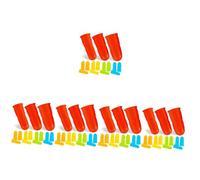 Didiseaon 5 Juegos Estuche Protector Guantes Sin Dedos Para Dedales Para Coser A Mano Uña Dedo Pegajoso Guantes De Dedo Yemas De Los Dedos Yeso Para El Dedo Gel De Sílice 15 Uds * 5