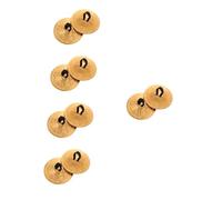 Didiseaon 5 Pares Pequeños Platillos De Dedo De Cobre Instrumento De Voz Carillones De Dedo Mini Platillo De Dedo Platillo De Dedo De Cobre Tobilleras Para Bailar Niño Patrón Tíbet