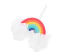 Didiseaon 5 Piezas Bola De Baño De Nubes Cepillo De Baño Para Fregar Depurador De Baño En Forma De Arco Iris Depuradores Faciales Exfoliante Cuerpo La Burbuja Productos De Baño Niño Esponja