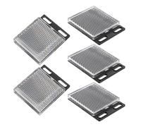 Didiseaon 5 Piezas de Reflector para Sensor Fotoeléctrico Lámina de Rejilla de Refracción, Adecuado para Tráfico y Control de Acceso, Mejora Visibilidad Nocturna