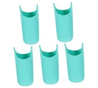 Didiseaon 5 Piezas Funda aislante térmica para plancha de pelo. Cubierta de silicona para rizadores cubierta del mango de la plancha de pelo titular de rizador de pelo gel de sílice
