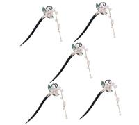 Didiseaon 5 Piezas Horquilla De Borla Pelo Chino Horquilla De Pelo Pinzas Para El Cabello De Las Niñas Sombreros Para Mujeres Pasadores Para Niñas Fibra De Acetato Hanfu Novia Porcelana