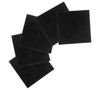 Didiseaon 5 Piezas Placa de Aluminio Anodizado Negro 5052 0,5 Mm 100x100 Mm para Manualidades Bricolaje E Industria Chapa Metálica Resistente y Versátil