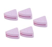 Didiseaon 5 Uds Estuche De Viaje De Esponja Caja De Caja De Hojaldre De Polvo Contenedor De Esponja De Maquillaje Estuche De Esponja Cosmética Soporte De Hojaldre Maleta Herramienta