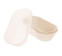 Didiseaon 50 Bandejas Desechables para Hot Dog de Papel Blanco Resistente al Aceite, Diseño Ondulado de 6 Pulgadas para Almacenar y Servir Aperitivos Fritos
