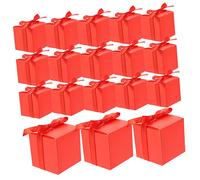 Didiseaon 50 Juegos Caja De Dulces Cajas De Dulces De Boda Cajas De Postre Cajas De Embalaje De Galletas Cajas De Dulces Favores De Fiesta Cajas Rojas Para Dulces Trinket Papel Kraft Rojo