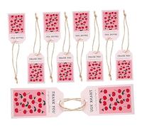 Didiseaon 50 Pcs Etiqueta De Fruta De Flor Etiquetas Con Cadena Favores De La Boda Etiquetas De Regalo Con Agujeros De Regalo De Flores Enroscarse Pequeña Etiqueta De Papel