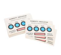 Didiseaon 50 Tarjetas Indicadoras de Humedad de 4 Puntos Azul para Control Instantáneo y Gestión Completa en Contenedores de Almacenamiento y Transporte