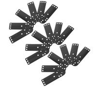 Didiseaon 50 Unidades Placas de Metal de Hierro Negro para Fabricación de Armaduras Medievales, Resistentes Corrosión y Desgaste, Ideales para Recreaciones Históricas y Suministros DIY