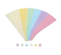 Didiseaon 540 Piezas Tiras de Papel para Hacer Estrellas de Origami Papel Holográfico de Colores Pastel, Adecuado para Manualidades DIY y Beneficios Terapéuticos
