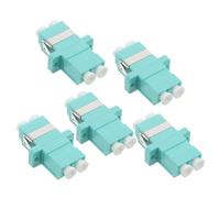 Didiseaon 5piezas Acoplador LC De Óptica Adaptador Cable De Diseño Split para Conexiones Estables