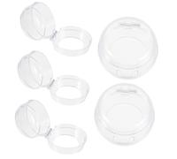 Didiseaon 5piezas Protectores De Perillas Para Estufas De Gas Cubiertas De Plástico Para Seguridad De Cocina Tapa De Protección Para Interruptor De Gas Encimera