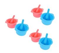 Didiseaon 6 Juegos Calentador De Cera Rodillo De Cera Quemador De Lámpara De Fusión De Crisol De Antiadherente Caliente Máquina De Gel De Sílice Reutilizable