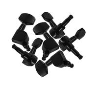 Didiseaon 6 Piezas afinadores de guitarra piezas de guitarra Componentes de ajuste de guitarra cuerdas de guitarra instrumento musical partes de guitarra acustica cabeza de guitarra Black