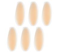 Didiseaon 6 Piezas Autoadhesivas Silicona Pantorrilla Almohadillas Silueta Anti-irritación Caderas Refuerzo para Piernas Delgadas Mujeres Modelado Discreto Comodas Unidades