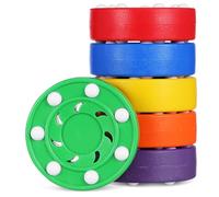 Didiseaon 6 Piezas Balones de Hockey sobre Patines para Entrenamiento Material Abs, Uso Interior y Exterior, Rodado Estable para Práctica y Competición