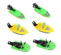 Didiseaon 6 Piezas Barcos de Baño para Juguetes de Plástico Seguros con Lancha y Moto Acuática para Bebés Bañera o Piscina