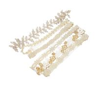 Didiseaon 6 Piezas Diadema de Encaje para Niñas de Adorno Cabello Flores para Bebe Niña Accesorios Cabello Banda