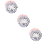 Didiseaon 6 Piezas Gorro De Ducha Elástico Gorro De Ducha Extra Para Pasador De Nariz Gorras De Protección Para El Cabello Gorros Impermeables Para Gorros De Ducha Peva